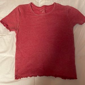 american eagle baby tee top size xs